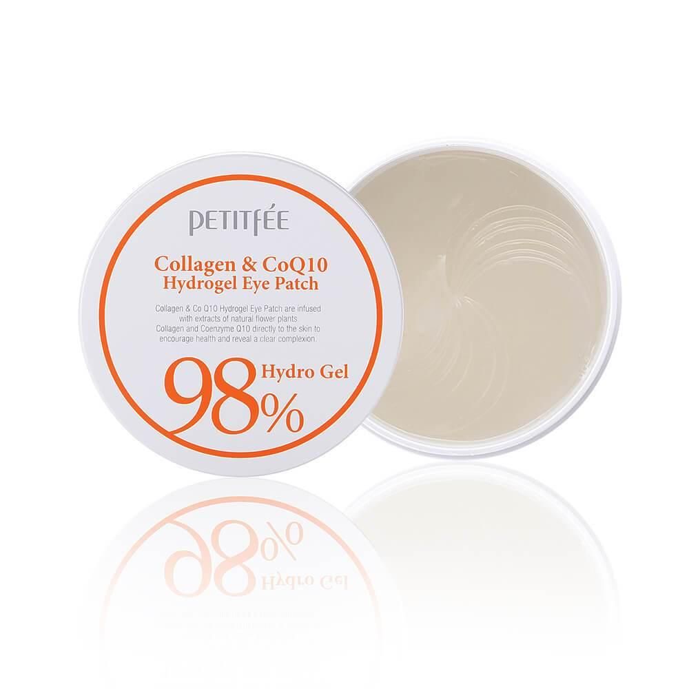 Гідрогелеві патчі для очей з колагеном і коензимом Q10 - PETITFEE Collagen & Co Q10 Hydrogel Eye Patch - 60шт