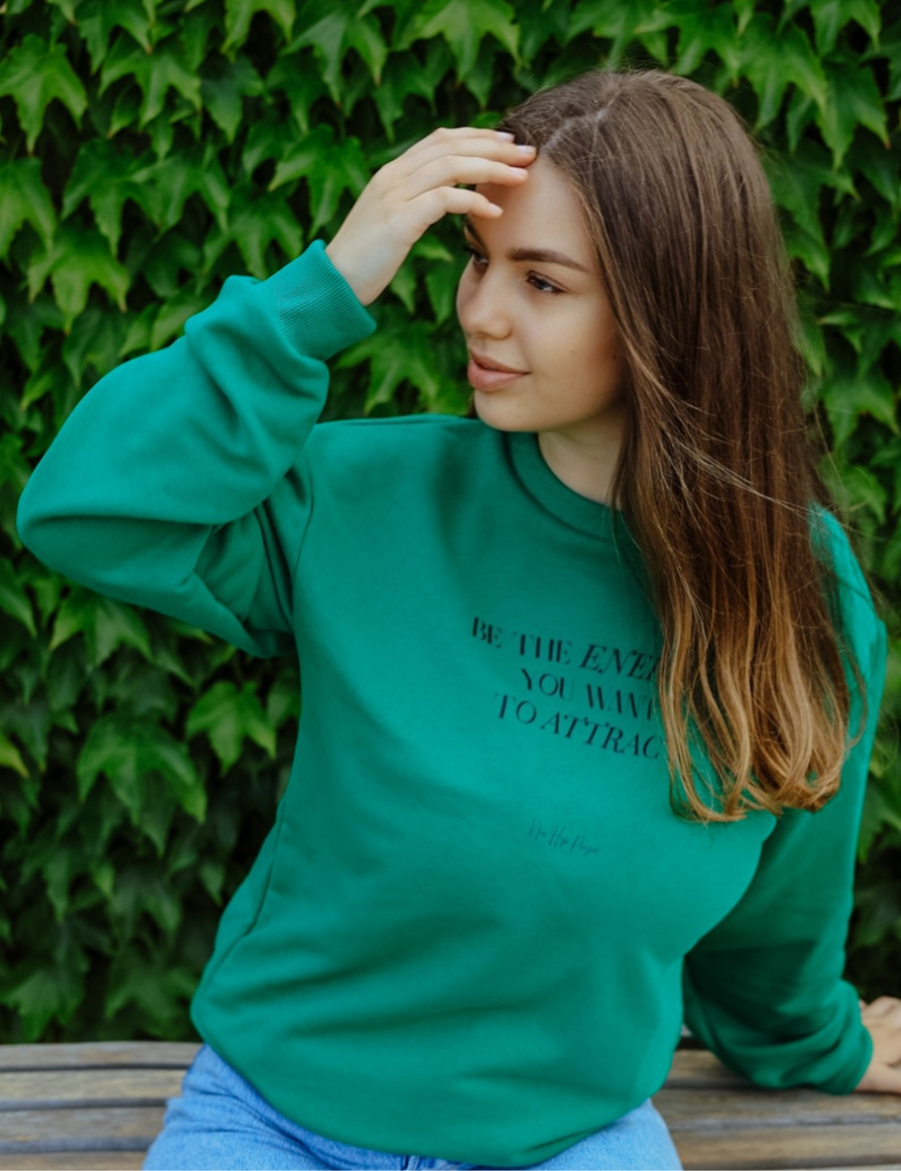 Unisex cotton sweatshirt with unique Prague print