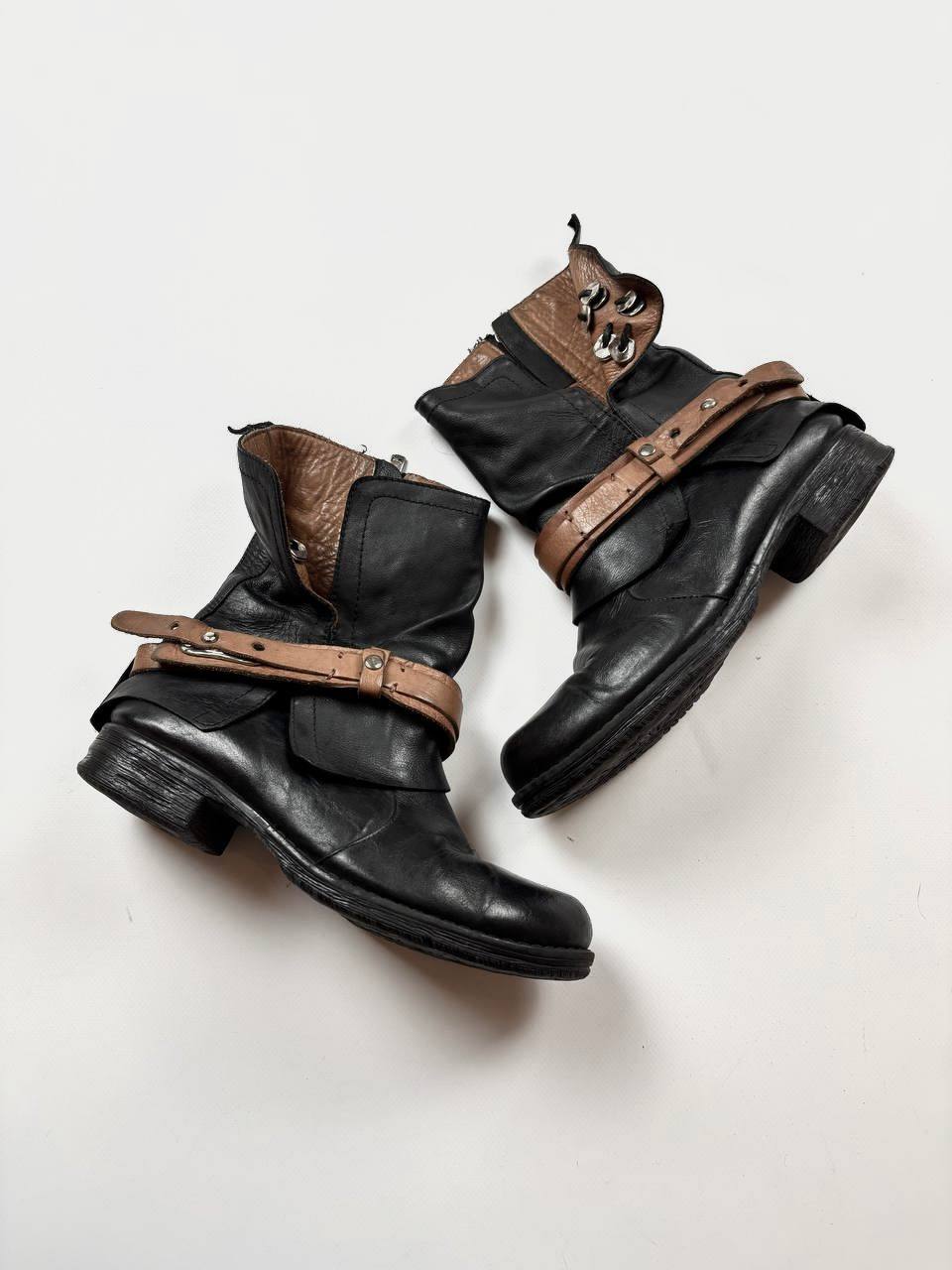 A.S.98 STYLE WORLDSTEP LEATHER BOOTS ( BLOODY store )