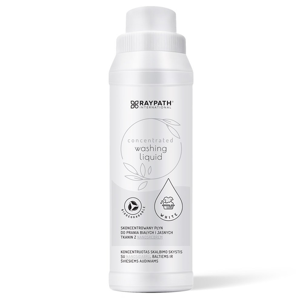 Washing liquid for white and light fabrics