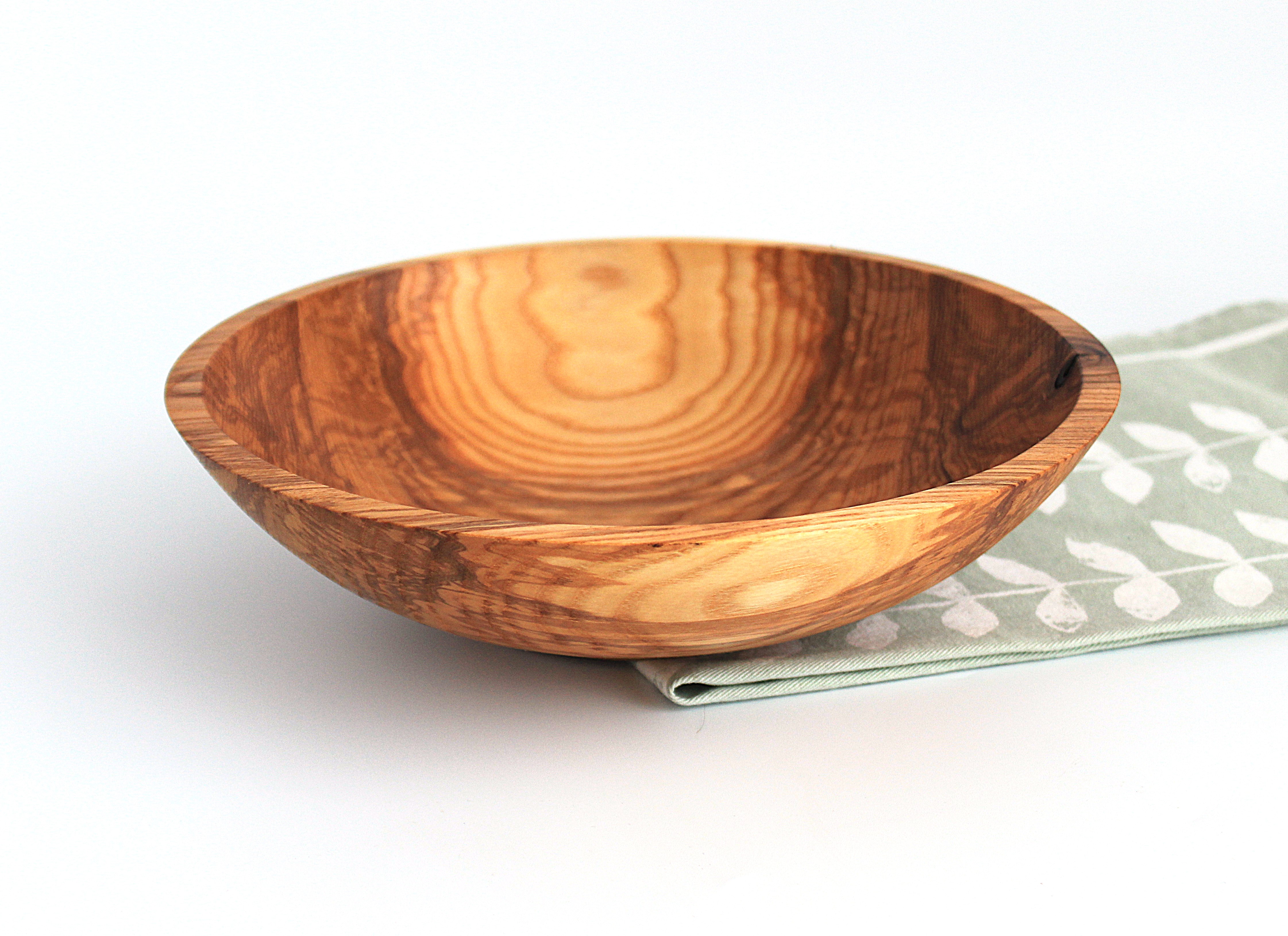 Салатник з ясена ручної роботи