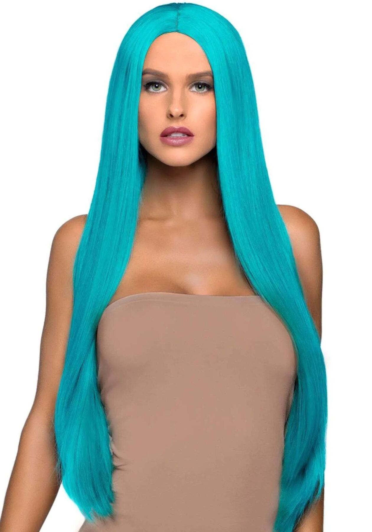 Перука Leg Avenue 33″ Long straight center part wig turquoise