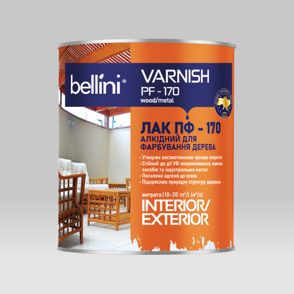 VARNISH Лак алкідний ПФ-170 ТМ BELLINI