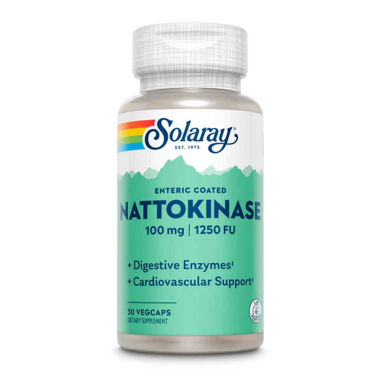 Наттокіназа, Nattokinase 100mg - 30 vcaps
