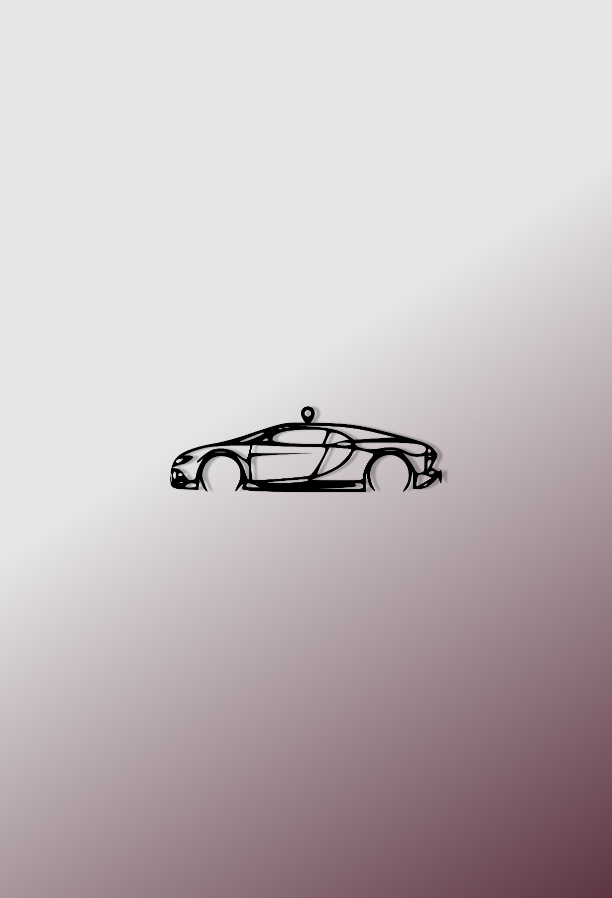 Металева прикраса “Спорткар”