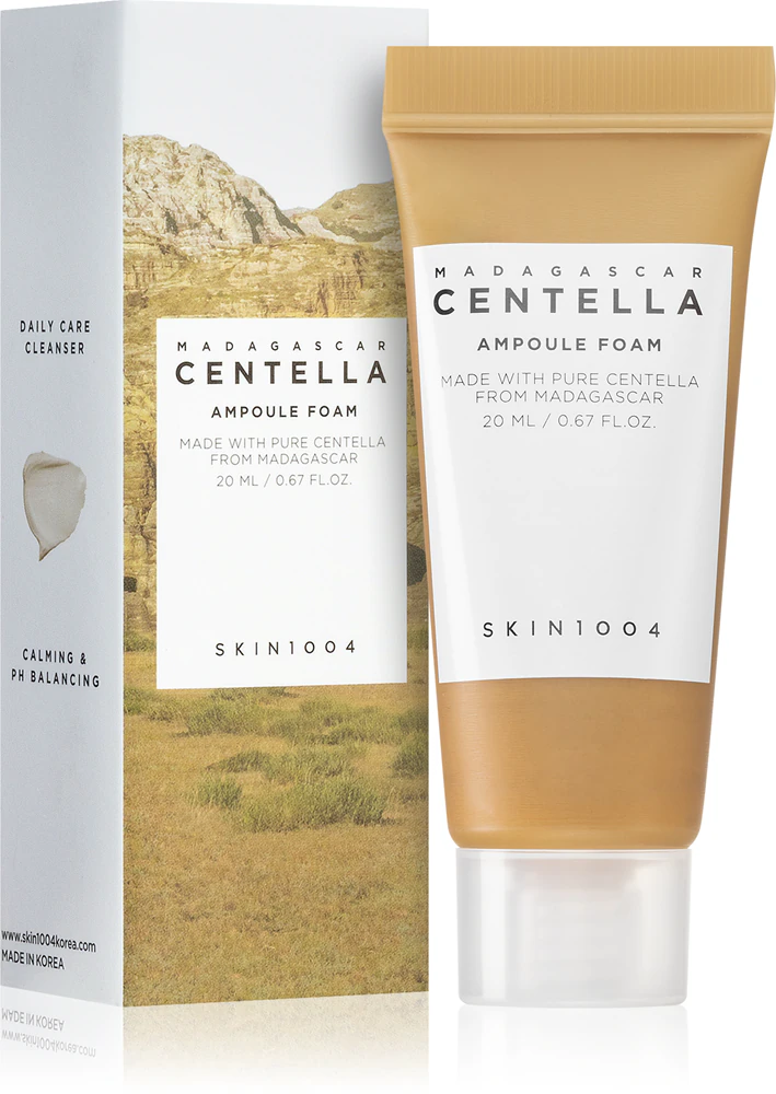Кремова очищаюча пінка для чутливої шкіри SKIN1004 Madagascar Centella Ampoule Foam 20мл