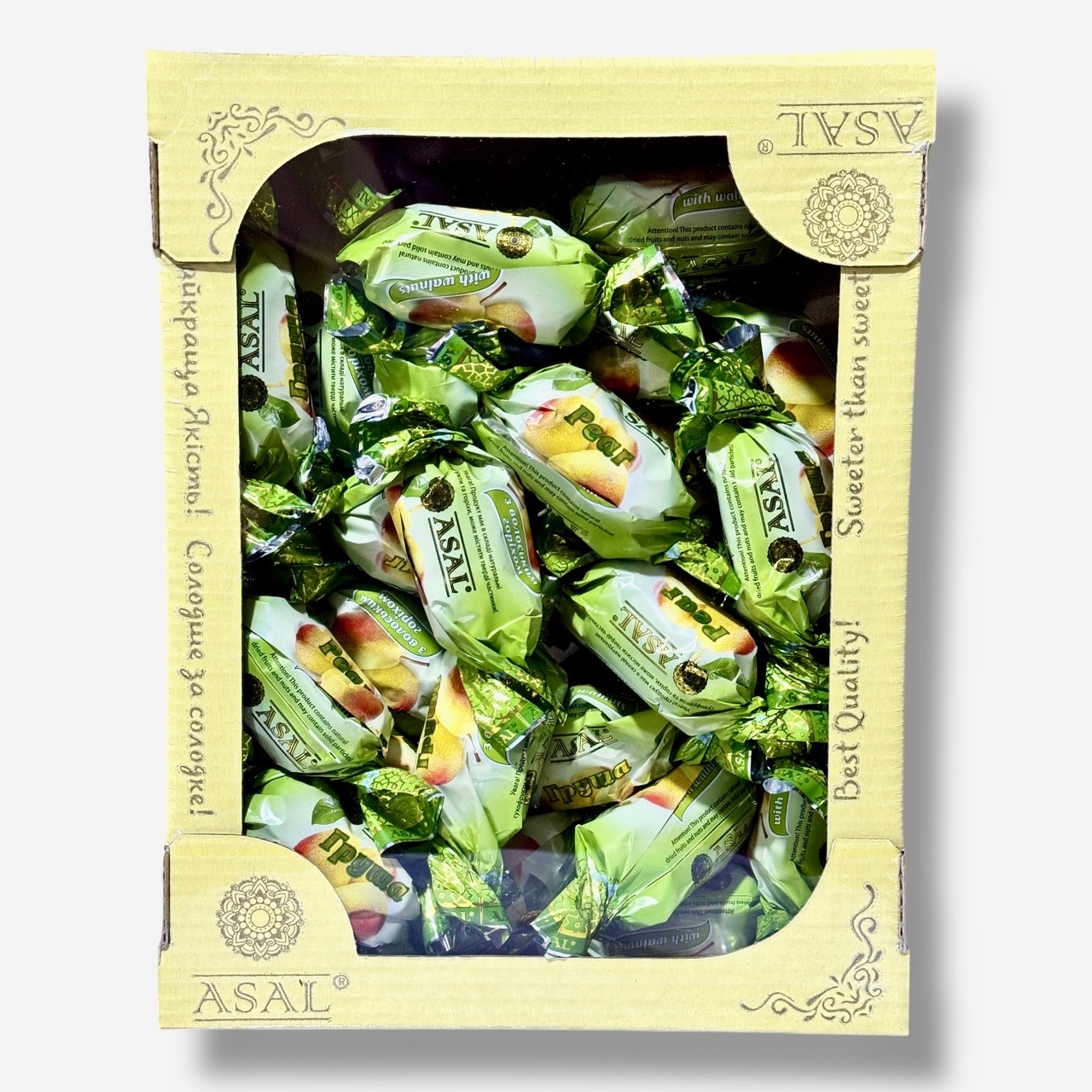 Цукерки Asal Груша🍐із волоським горіхом 1кг
