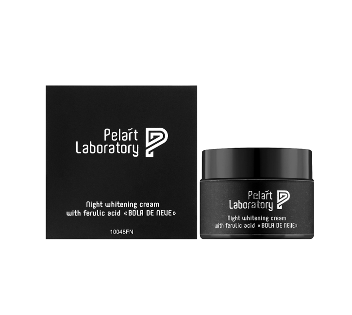Pelart Laboratory Нічний відбілюючий крем «BOLA DE NEVE» з феруловою кислотою, 50 мл