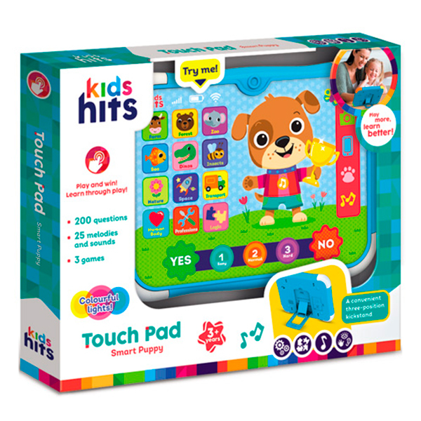 Інтерактивний планшет Kids Hits Touch Pad Розумне цуценя (KH02/001)