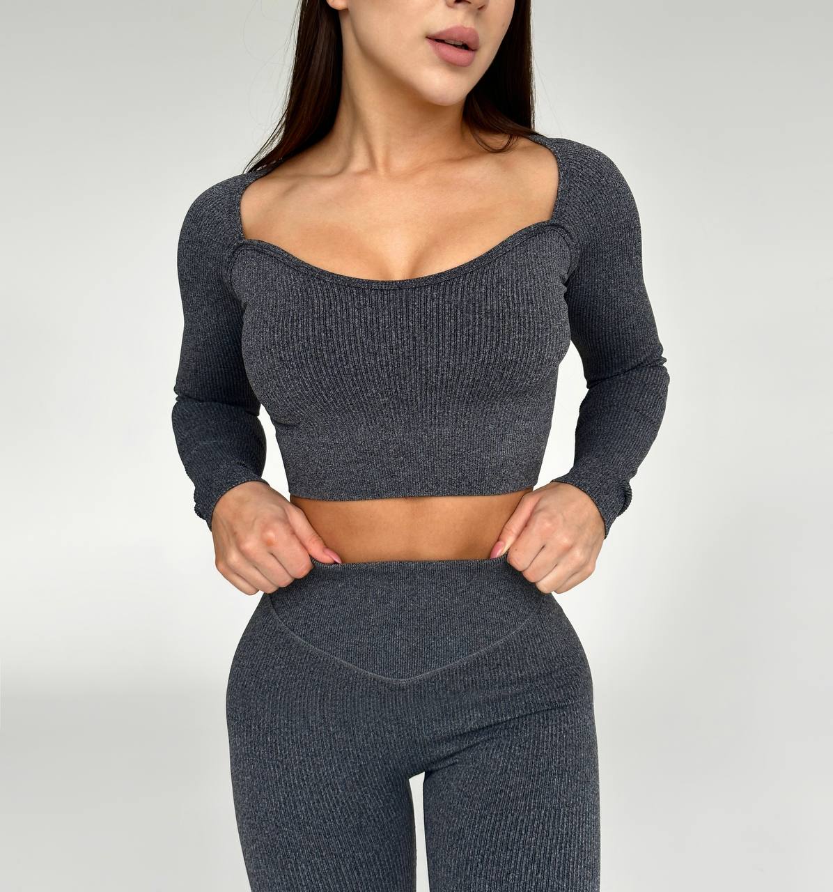 Комплект Push up ефект в рубчик