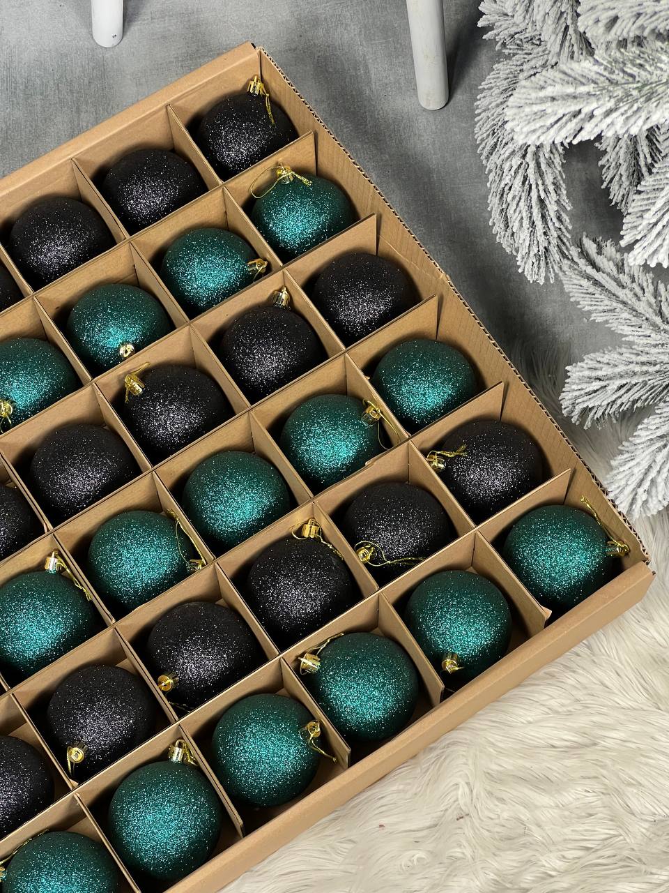 Подарунковий набір «Блискучий мікс» - ЧОРНО-СМАРАГДОВИЙ 🥙