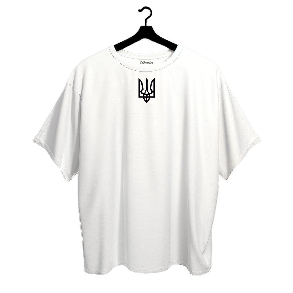 Футболка Oversize Герб чорний