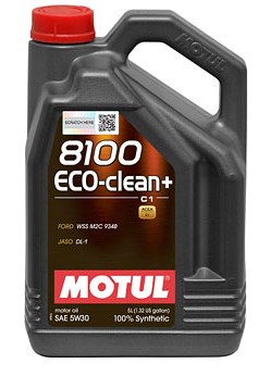 Моторна олива 5W30 Motul 8100 Eco-clean+ , 5л.