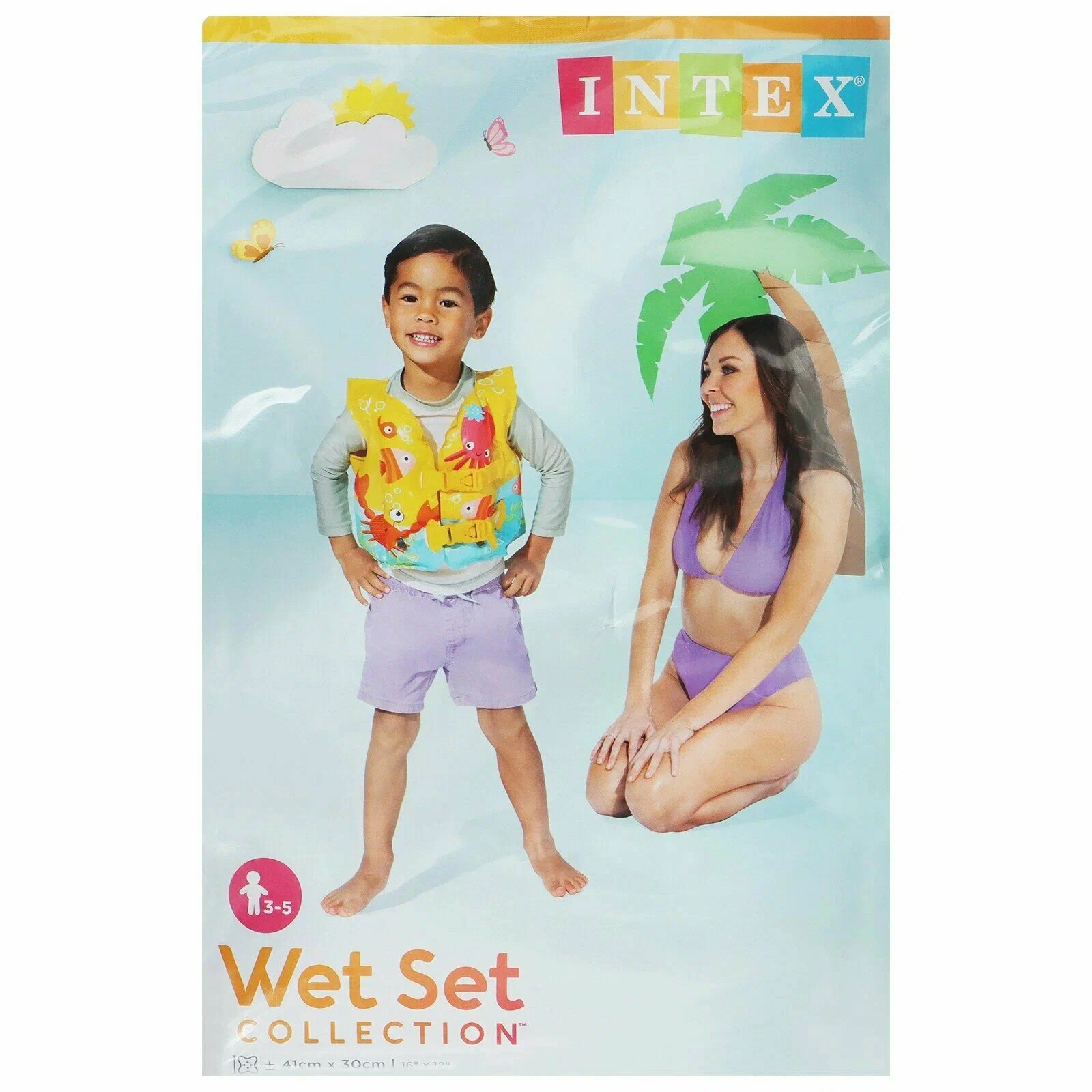 Жилет дитячий надувний Intex 59661, 41*30 см