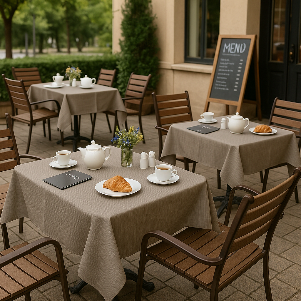 Скатертина для ресторану, кафе "Тауп"