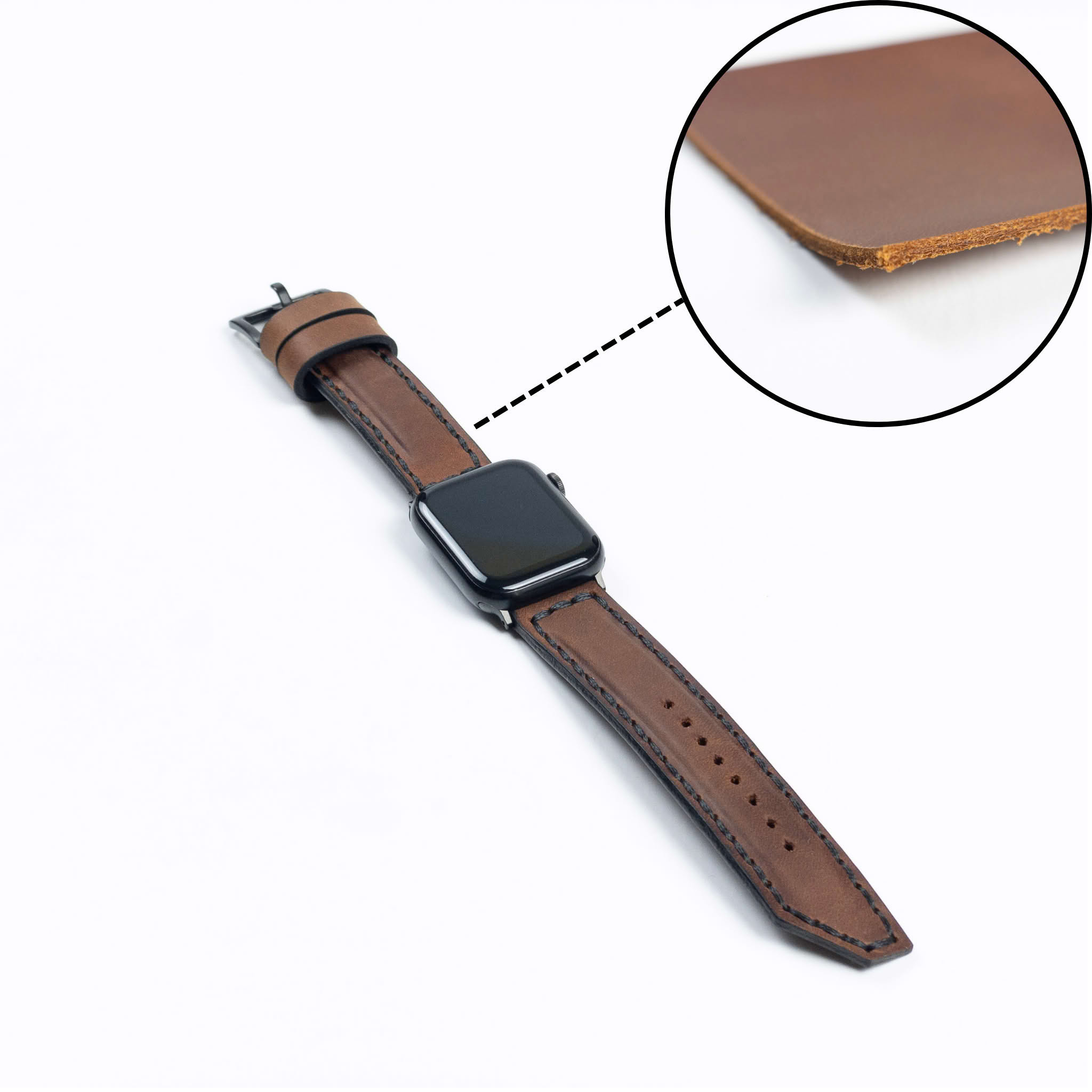 Шкіряний ремінець для Apple Watch - Premium