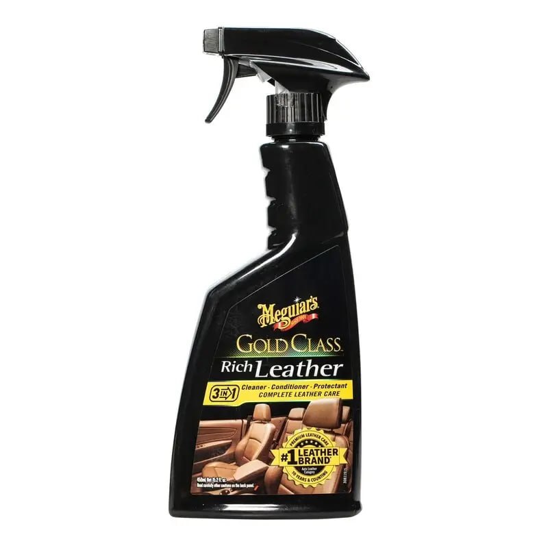 Спрей 3 в 1 для догляду за шкіряним салоном Meguiar's Gold Class Rich Leather, 450 мл