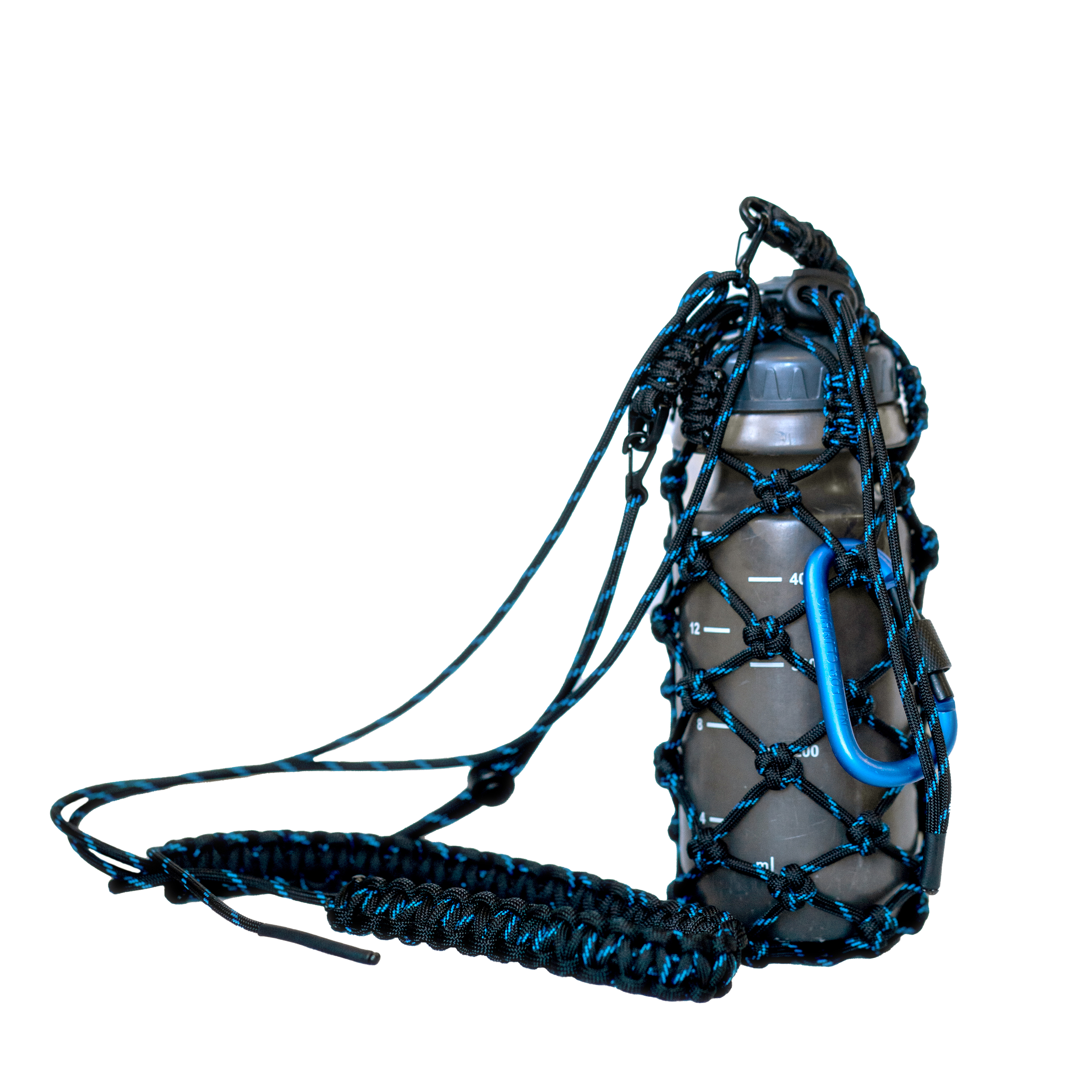 Cord Bottle Holder "Dashes" Dark Night
