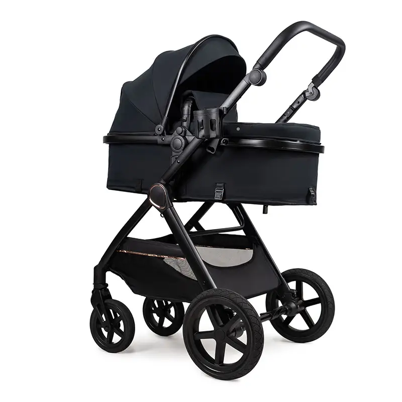 Коляска 2в1 трансформер 2в1 Ninos Ventura Black