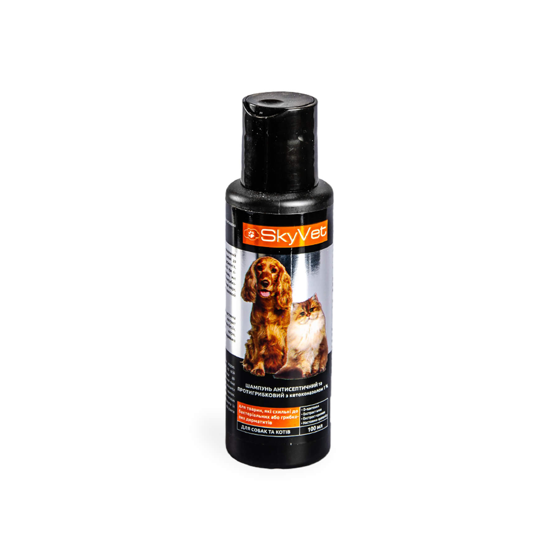 Шампунь Скайвет  д/котів/собак антисептичний та протигрибковий з кетоконазолом 100 мл