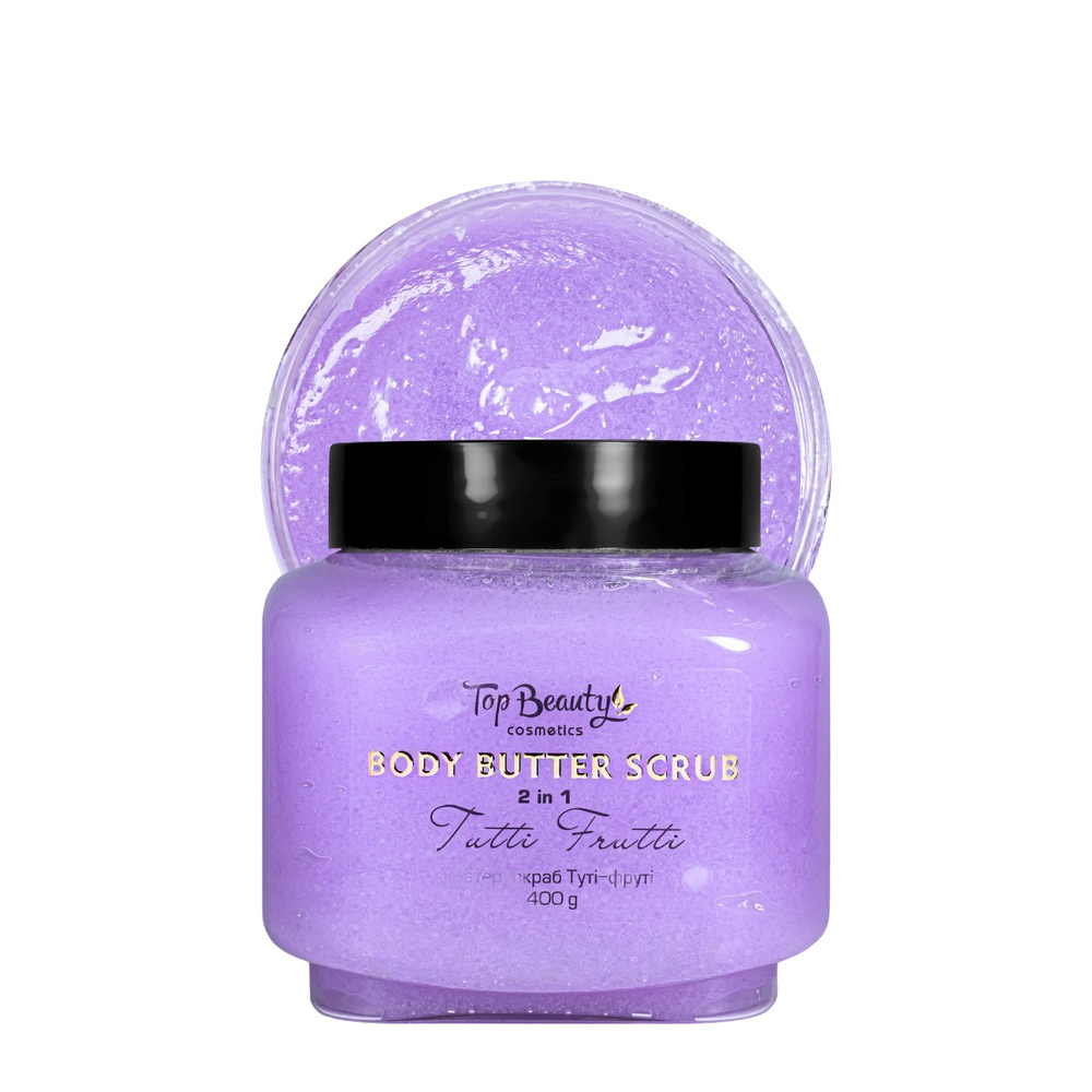 СКРАБ БАТЕР ДЛЯ ТІЛА 2 У 1 TOP BEAUTY BODY BUTTER SCRUB ТУТТІ ФРУТТІ, 400 Г