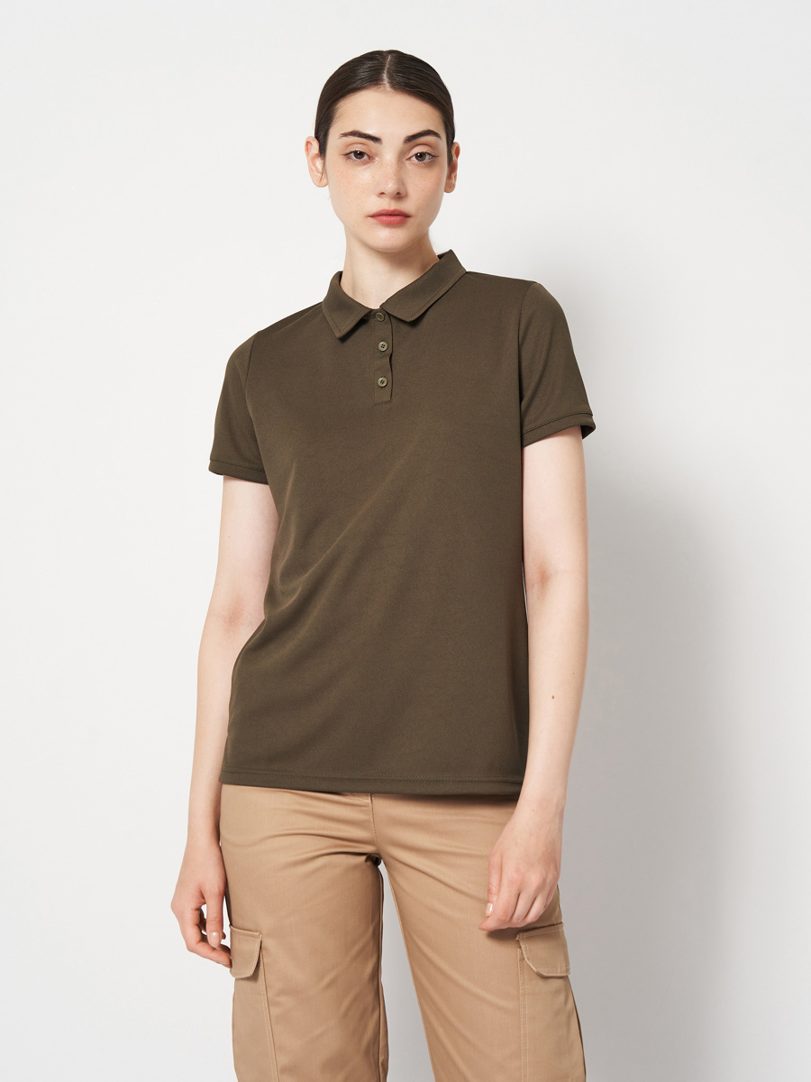 Жіноче поло UKM Coolmax потовивідне олива