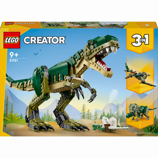 Конструктор LEGO Creator Тиранозавр 3 в 1 (31151)