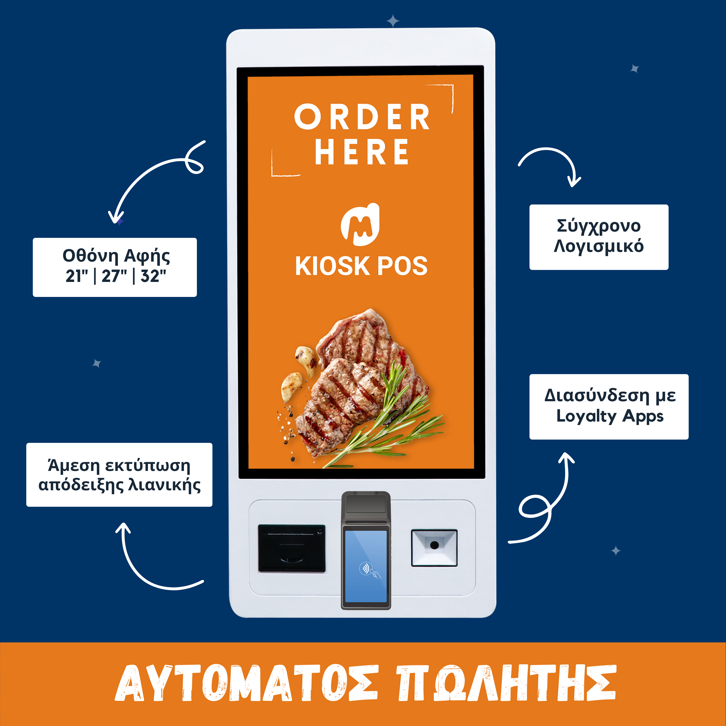 Λογισμικό Αυτόματου Πωλητή - Kiosk App