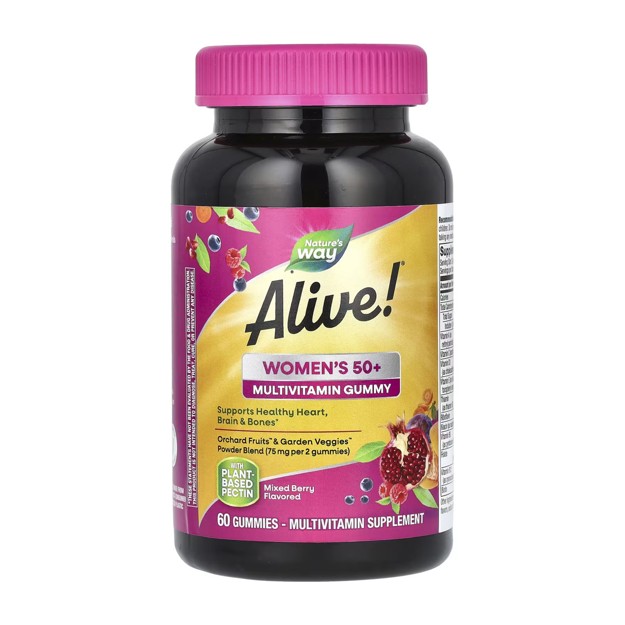 Мультивітаміни для жінок 50+, Alive!® Womens 50+ Multi Gummy - 60 gummies