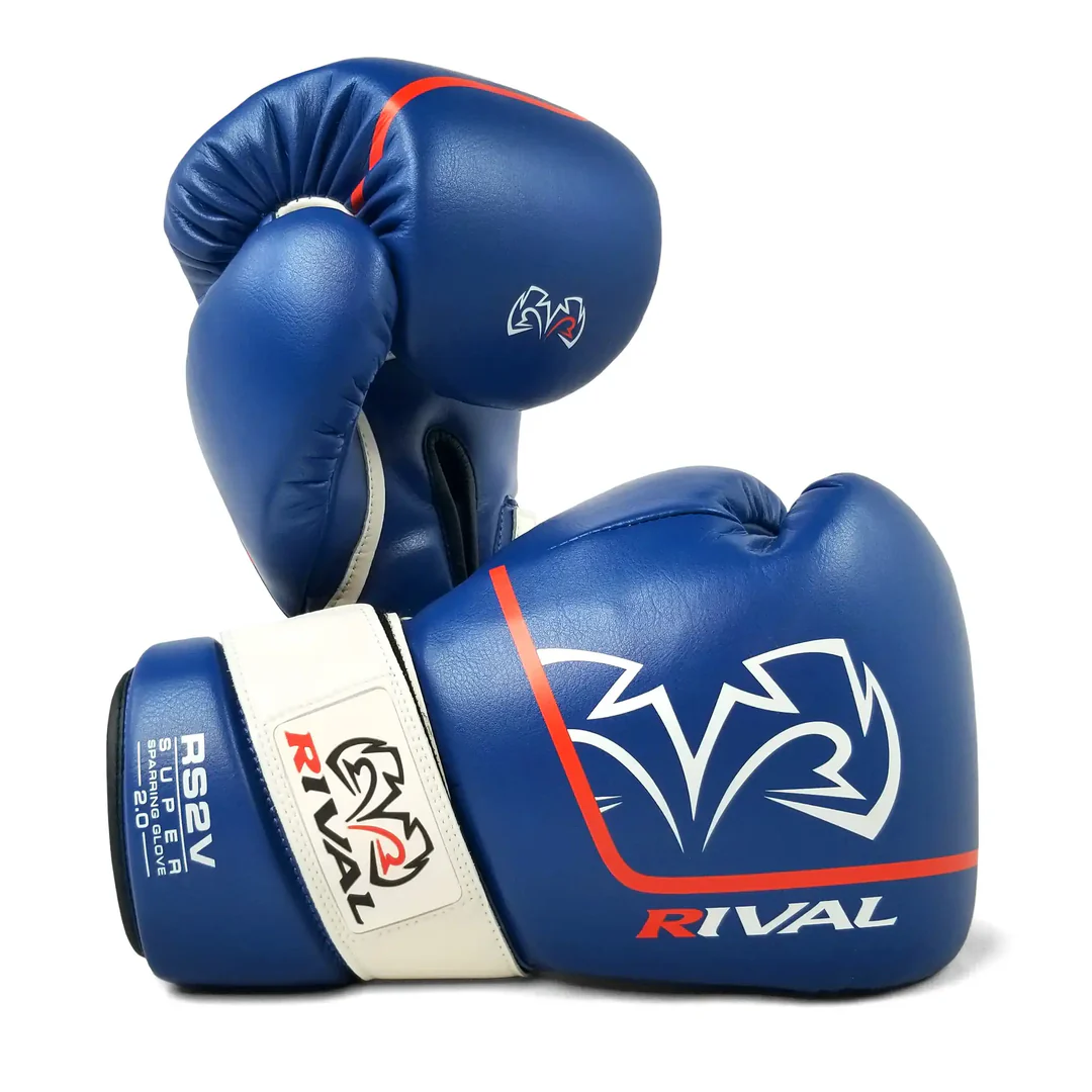 Боксерські рукавиці RIVAL RS2V SUPER SPARRING GLOVES 2.0 BLUE