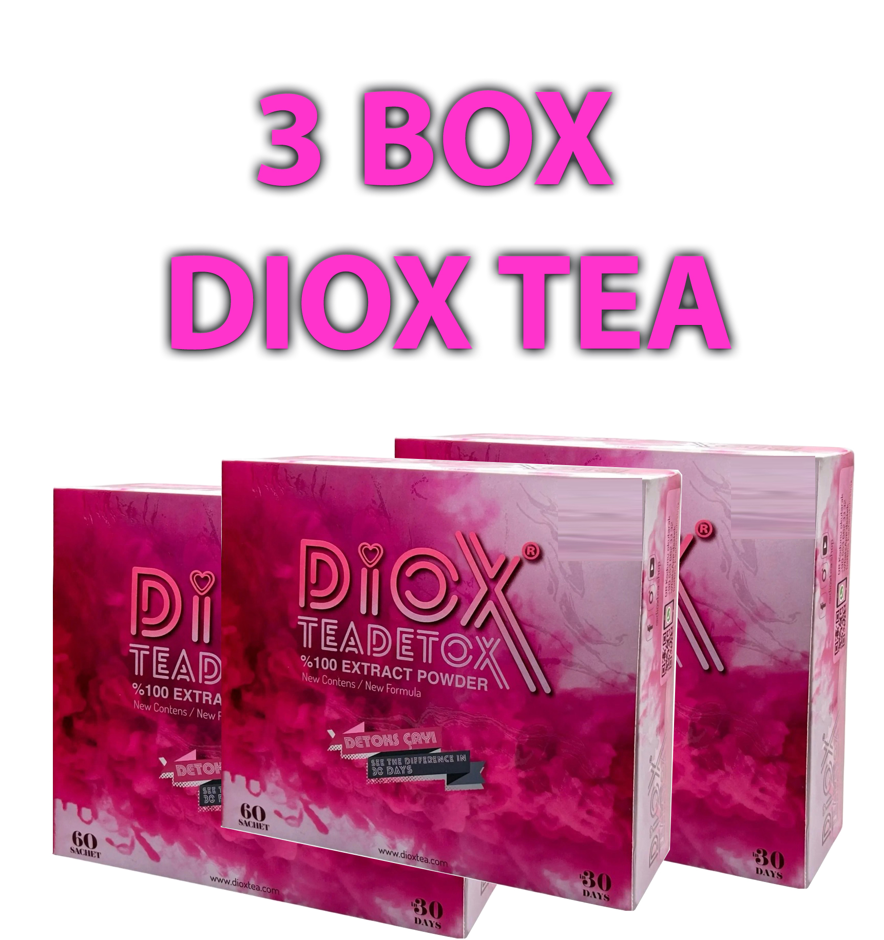 Diox Tea Çay X 3 TANE – Premium Bitki ve Detoks Çayı