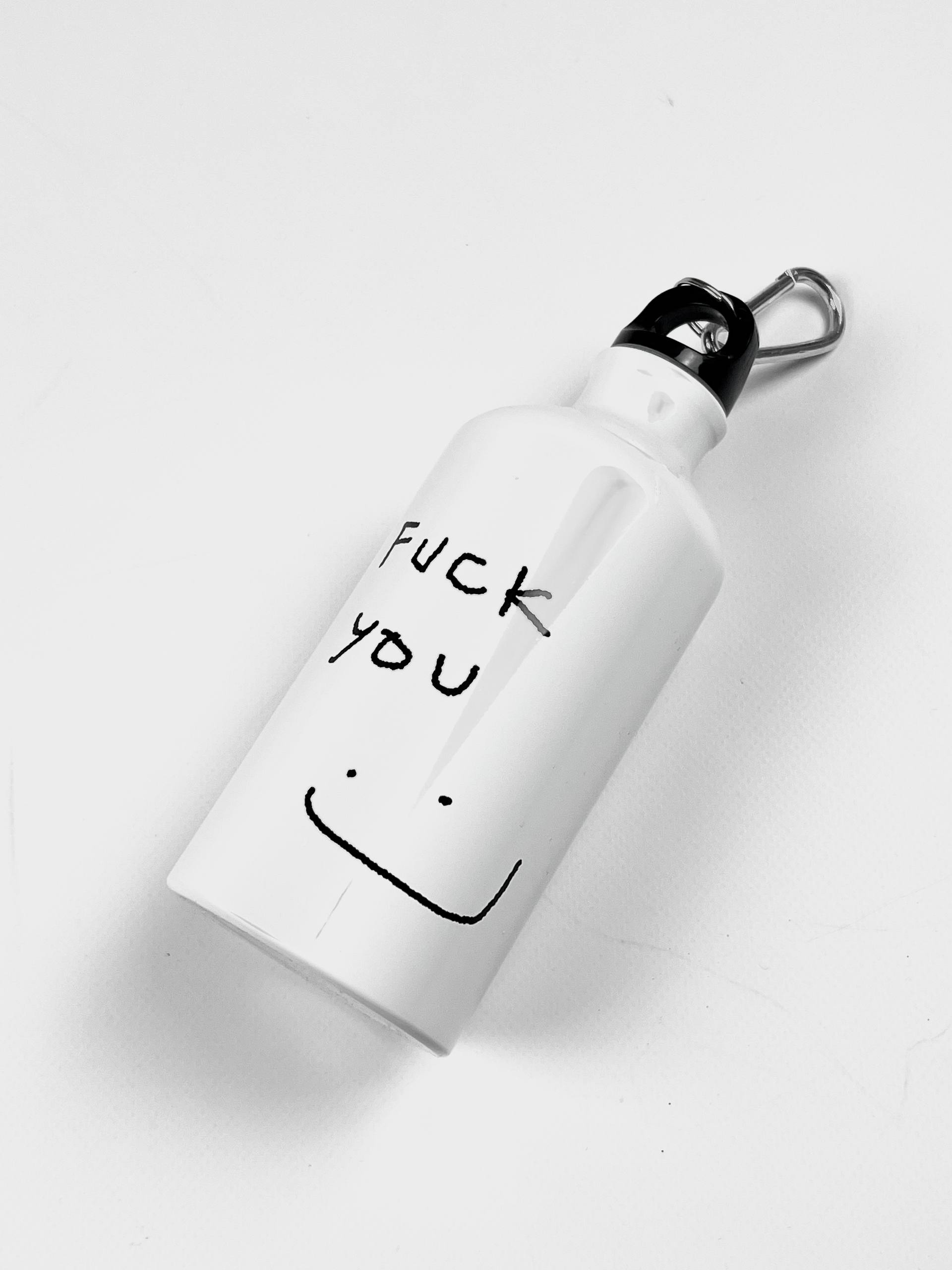 WOOPSY POOPSY МЕТАЛЕВА ПЛЯШКА "FUCK YOU" БІЛА 