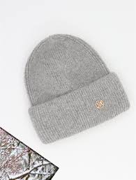 Пухнаста шапка жіноча, тепла шапка , сіра