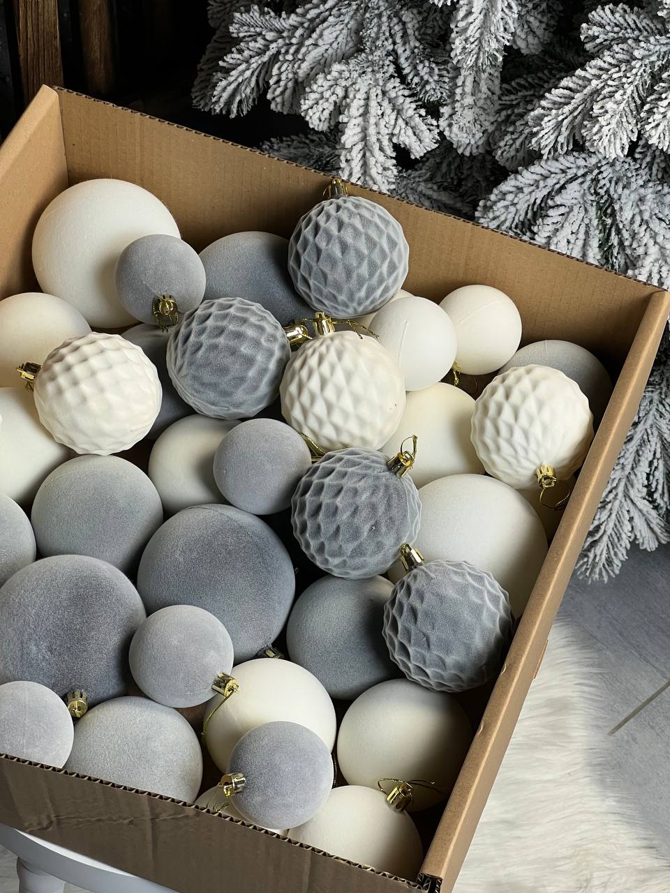 Подарунковий набір «Оксамит» - СІРИЙ НЮД 🥥