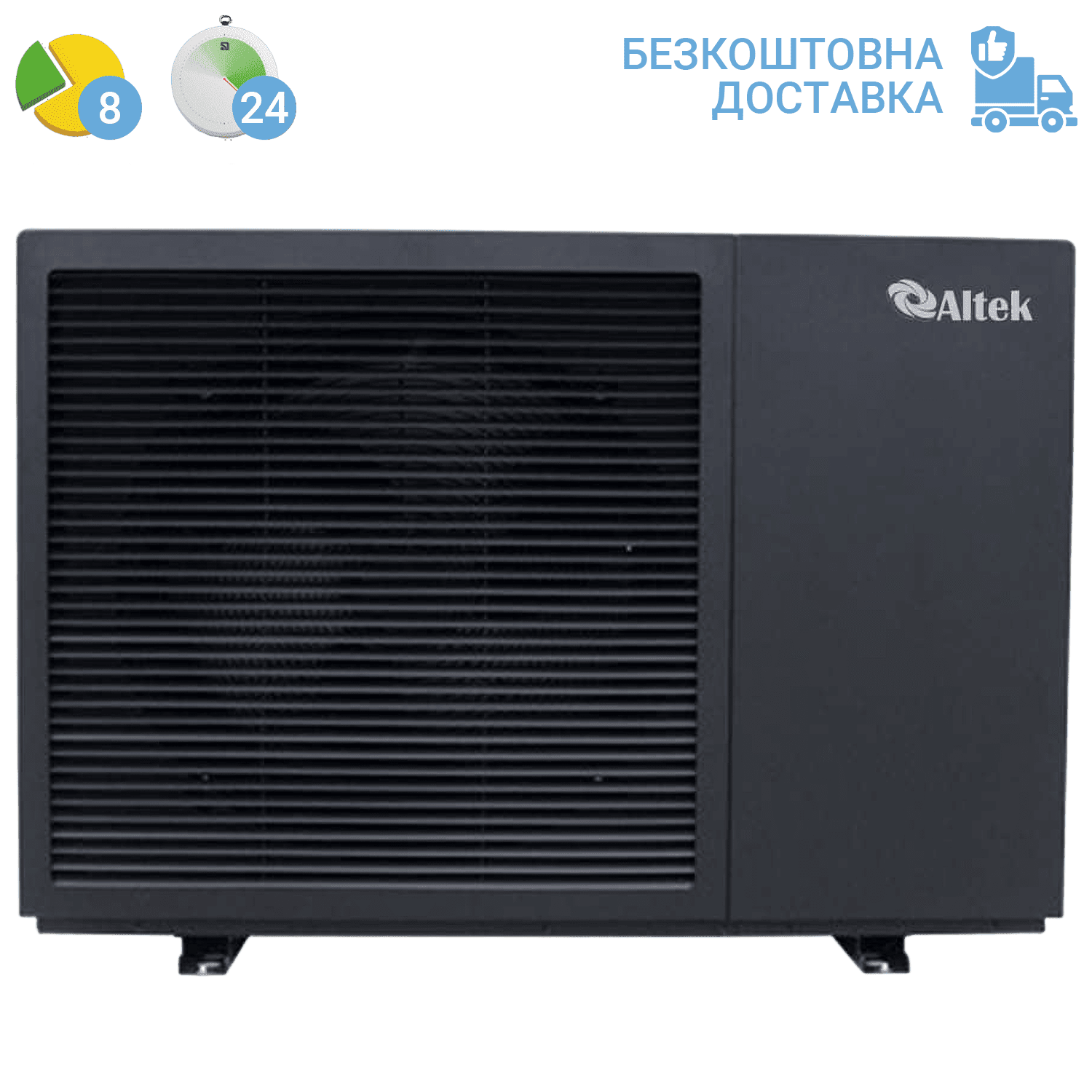 Тепловий насос Altek Total 12 mono 380V R290