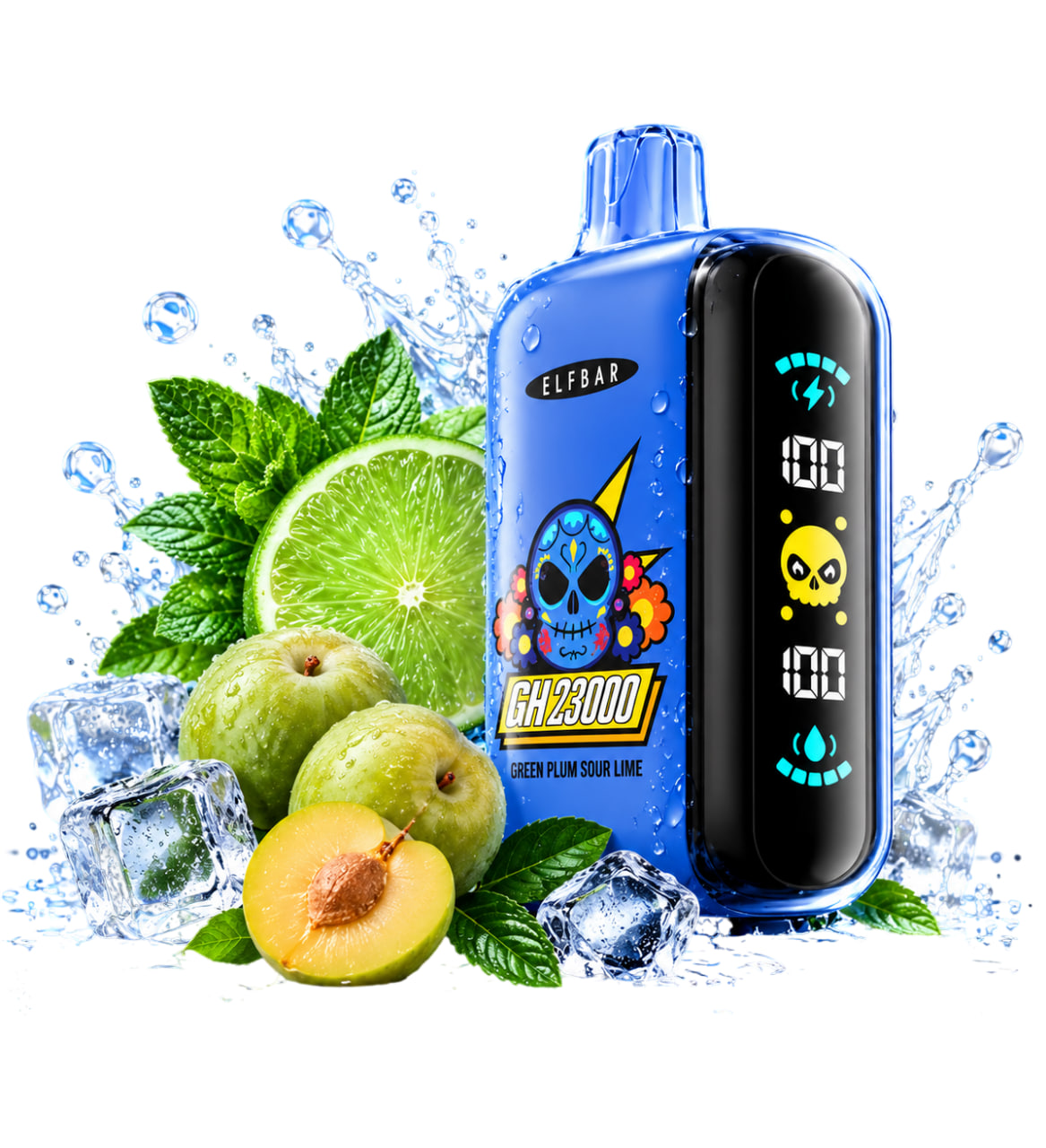 Elfbaг GH23000 Зелена cлива Кислий лайм