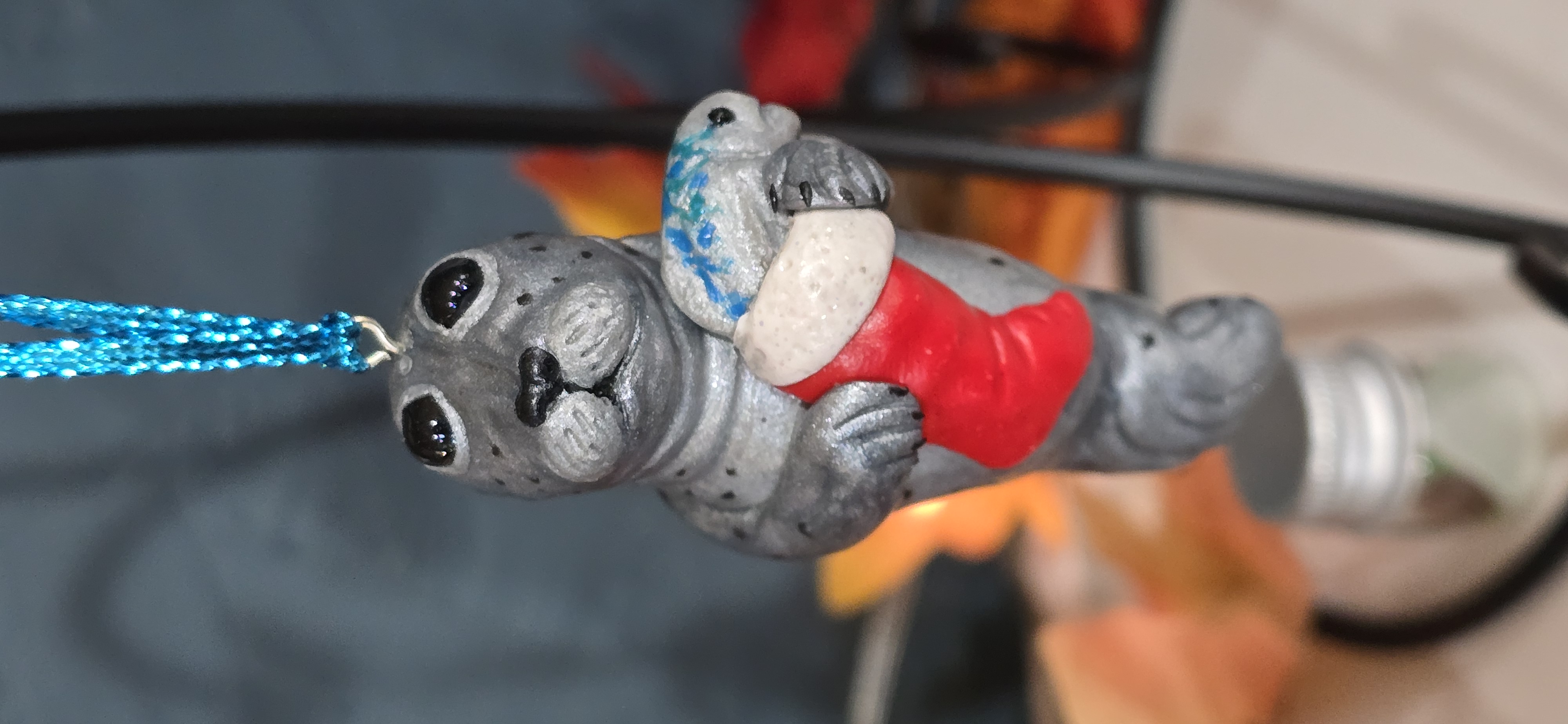 Stocking Full Seal Ornament