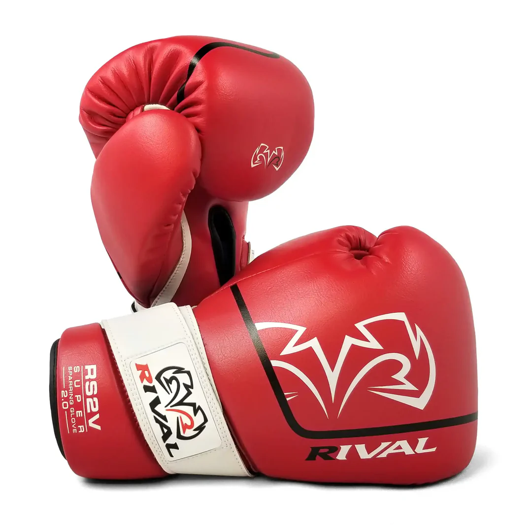 Боксерські рукавиці RIVAL RS2V SUPER SPARRING GLOVES 2.0 RED