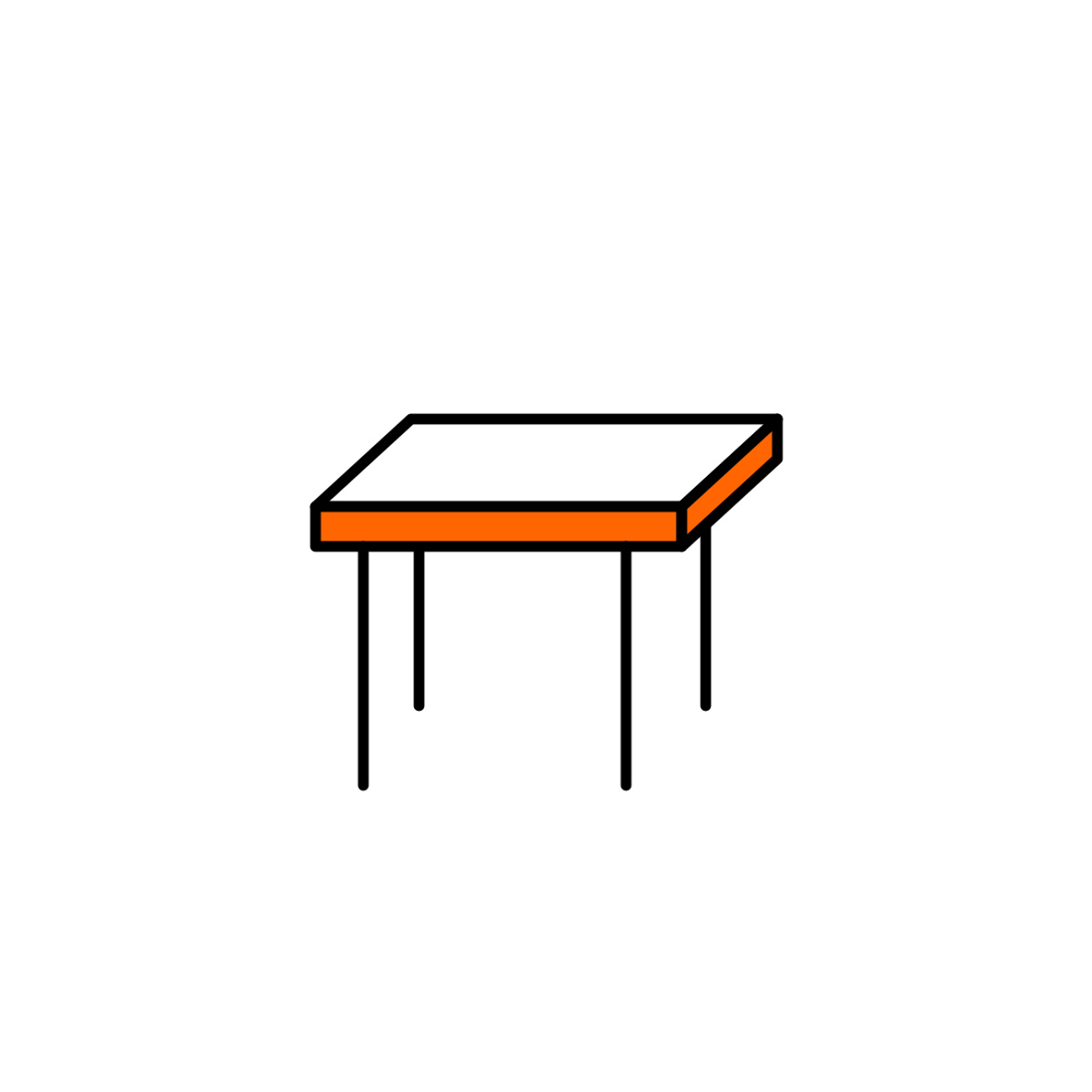Eettafel tot 150 cm