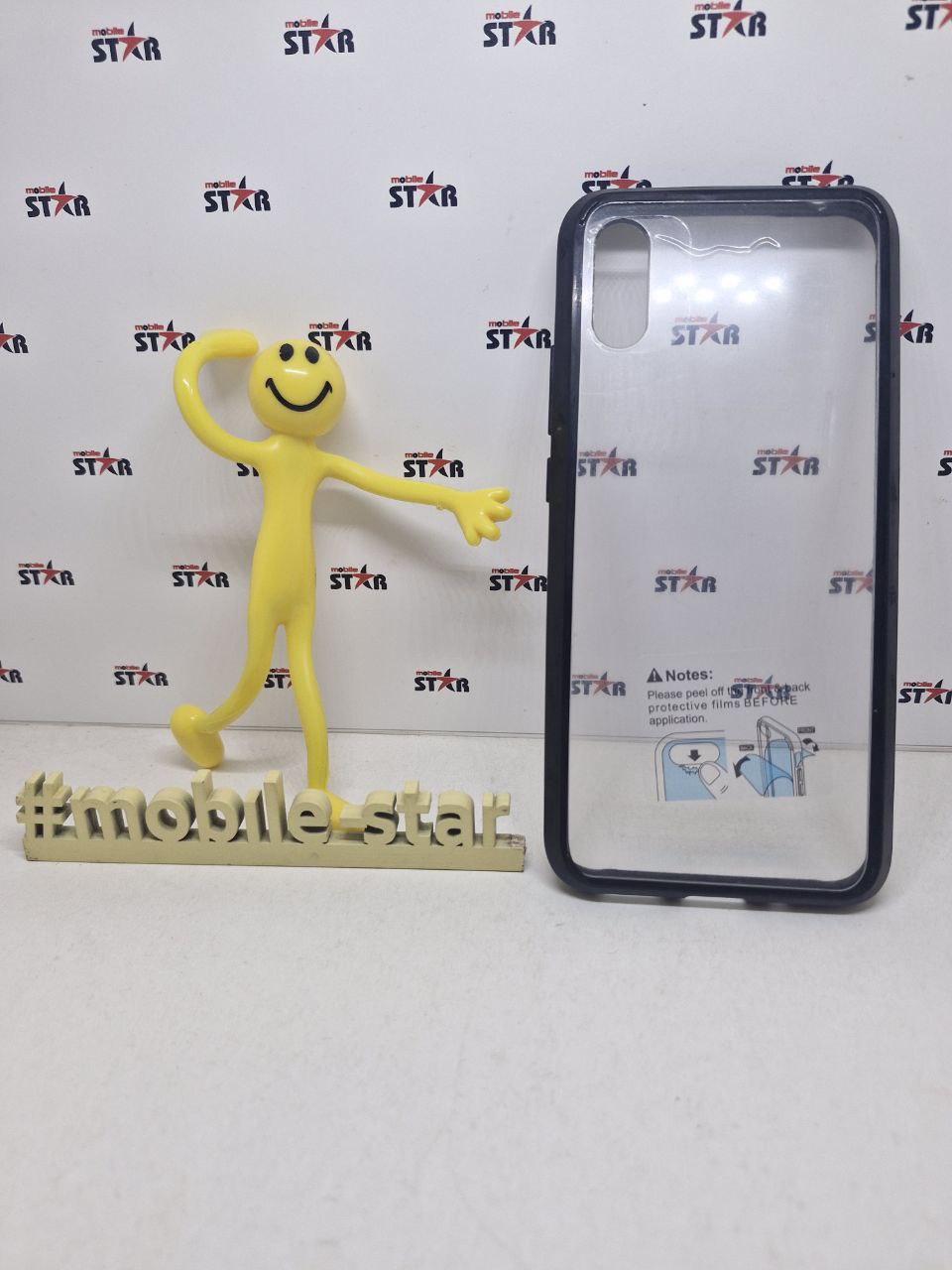 Чохол Crystal Armor для Xiaomi Redmi 9a - Transparent Black Bumper