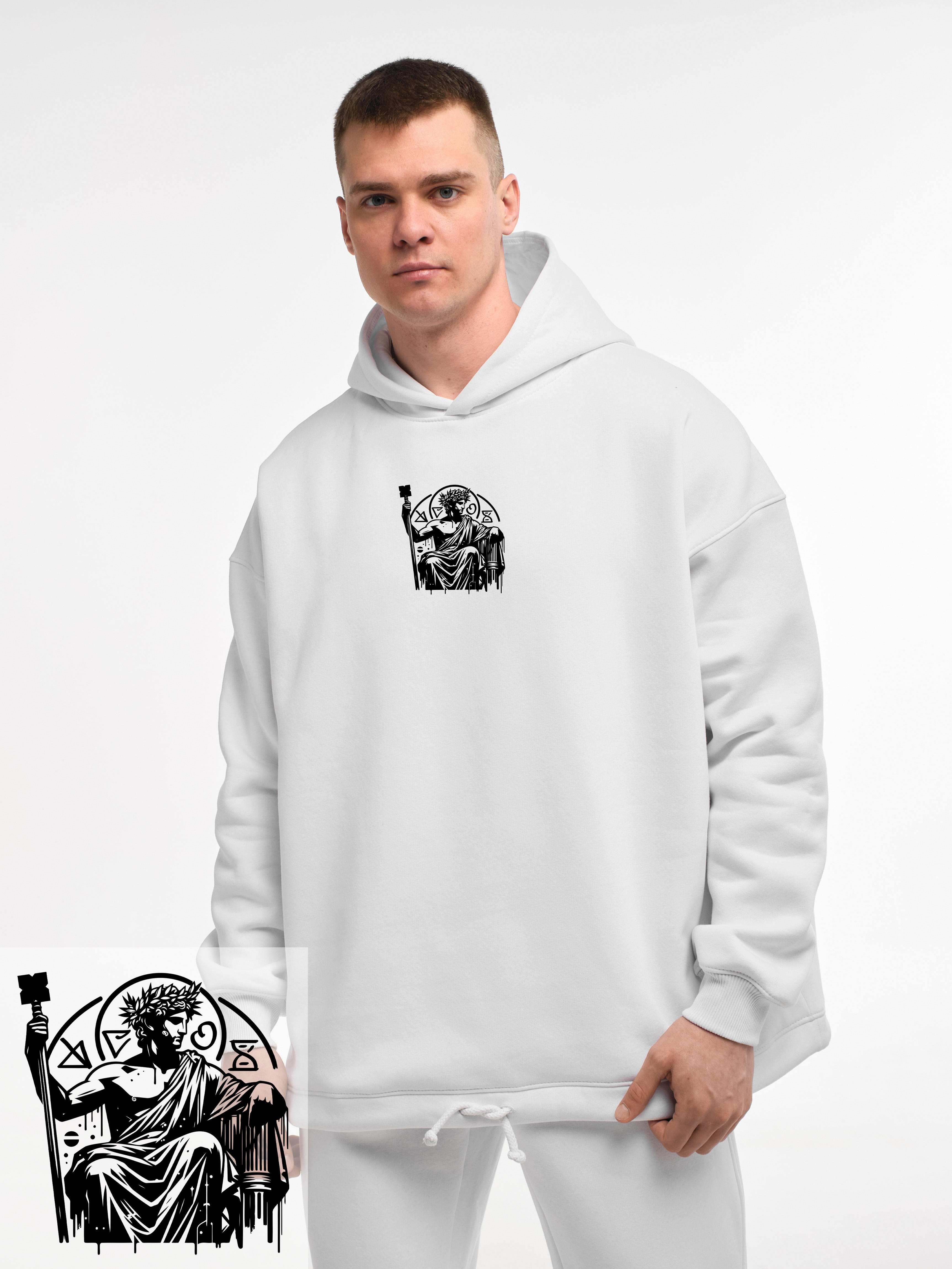 HOODIE "HERMES" | LACE | WHITE EMOTION | XH2
