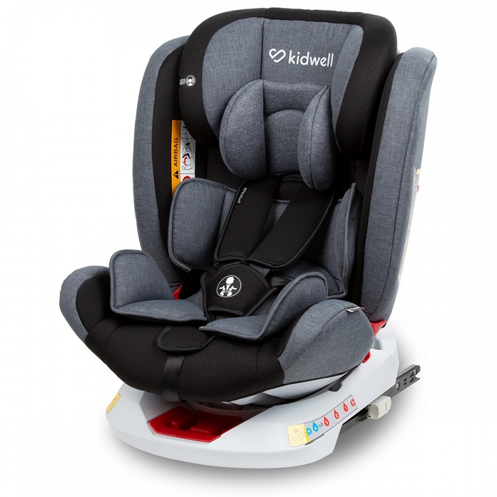 Дитяче автокрісло Kidwell Orbit ISOFIX 0-36 кг black 02