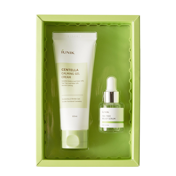 Заспокійливий набір (крем і міні-сироватка) IUNIK Centella Edition Skincare Set