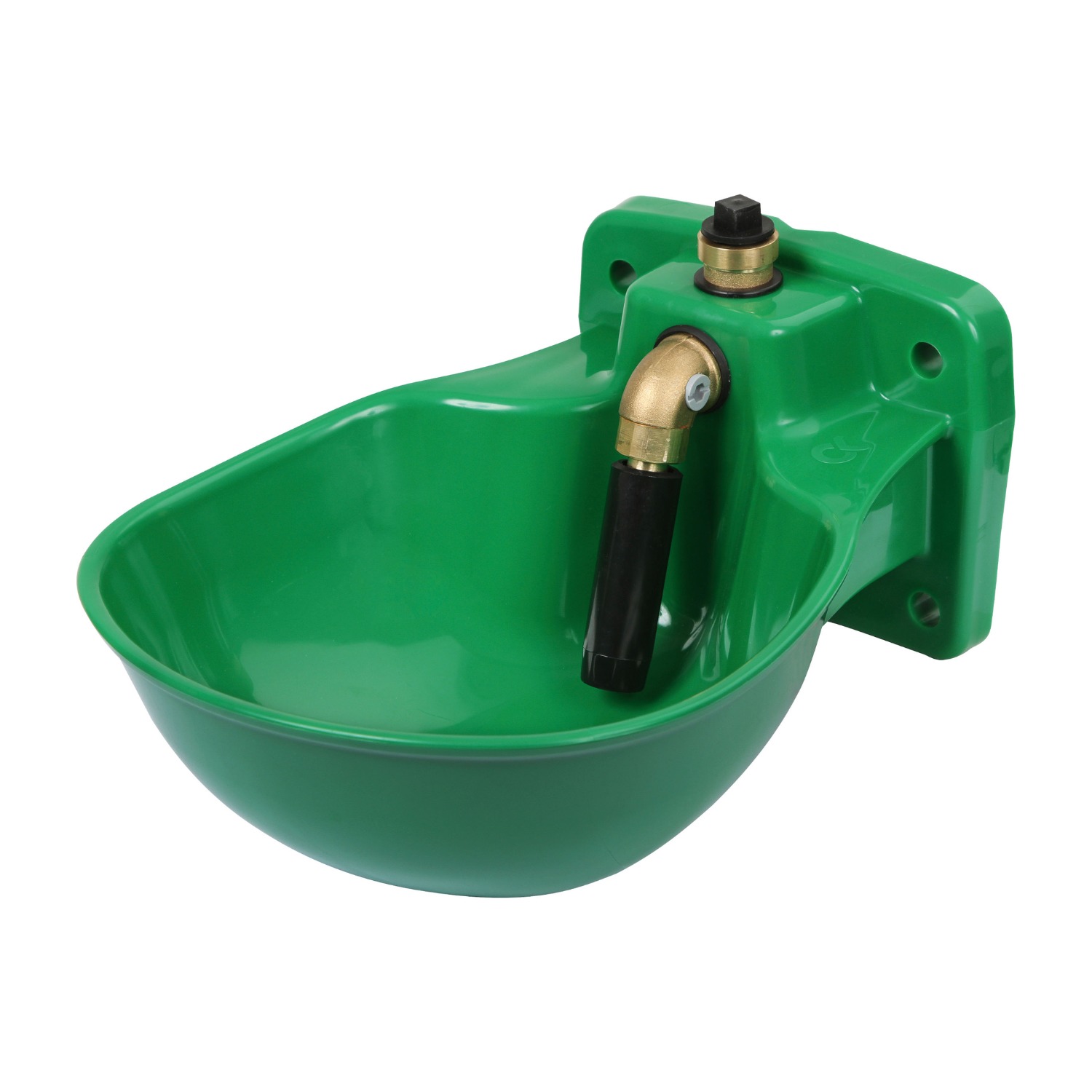Поїлка Kerbl K75 з латунним трубчастим клапаном 1/2", пластикова, 2,8 л