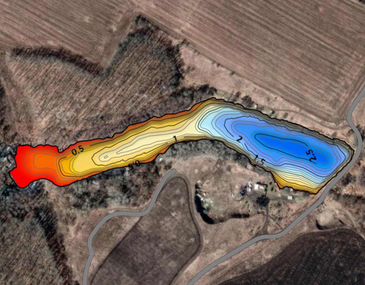 Водойма "Адреналін" в селищі Горького