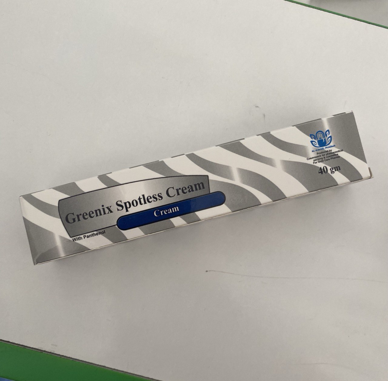 Greenix Spotless Cream with panthenol Відбілюючий крем з пантенолом 40 гр