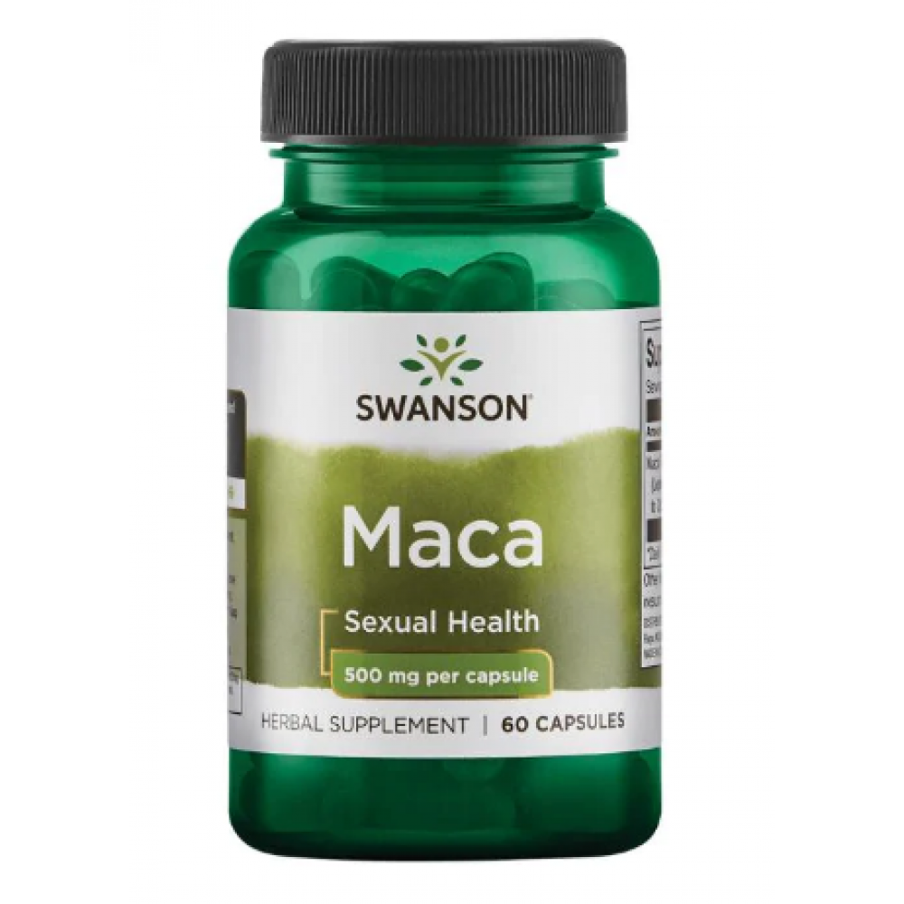 Мака, Maca 500mg - 60caps