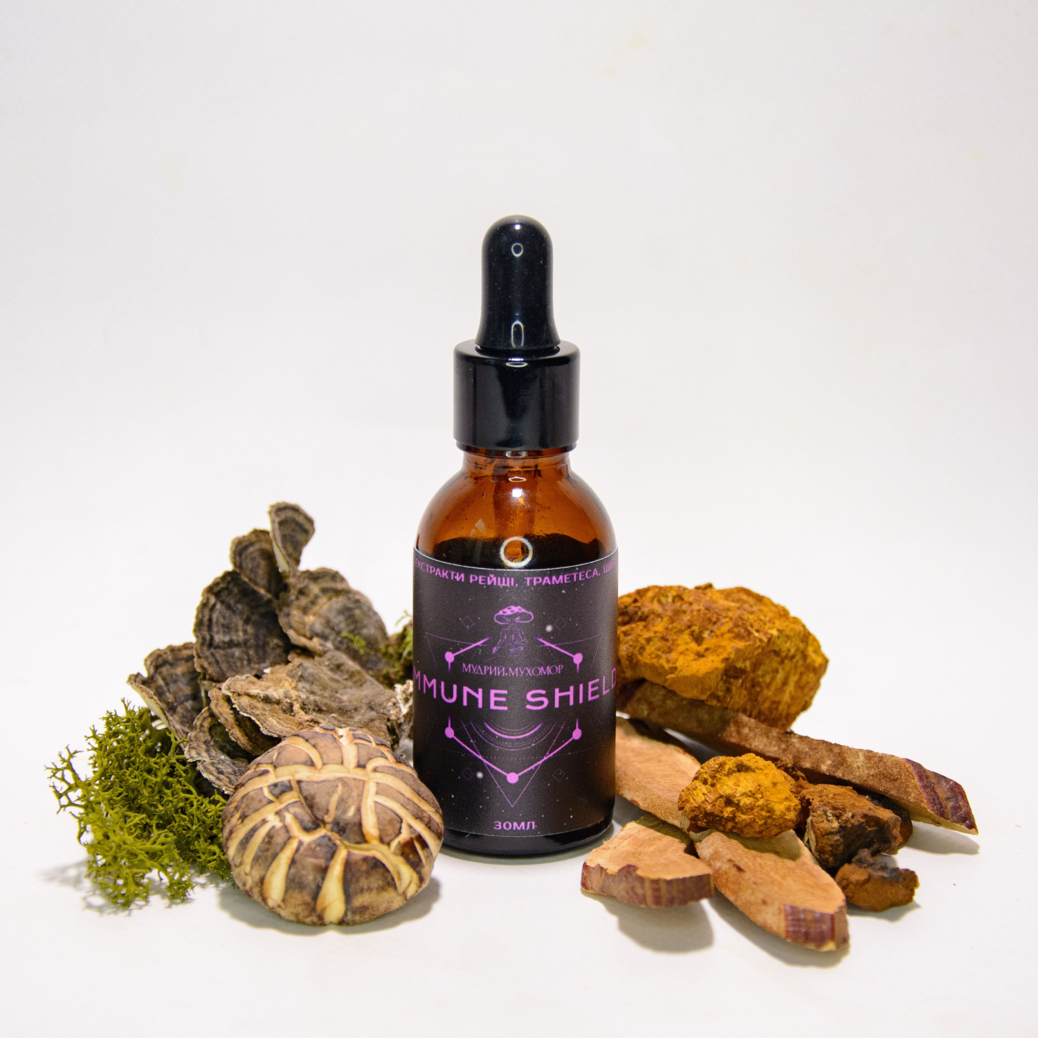 5j. Смесь жидких грибных экстрактов для укрепления иммунитета (БЕЗ АЛКОГОЛЯ)