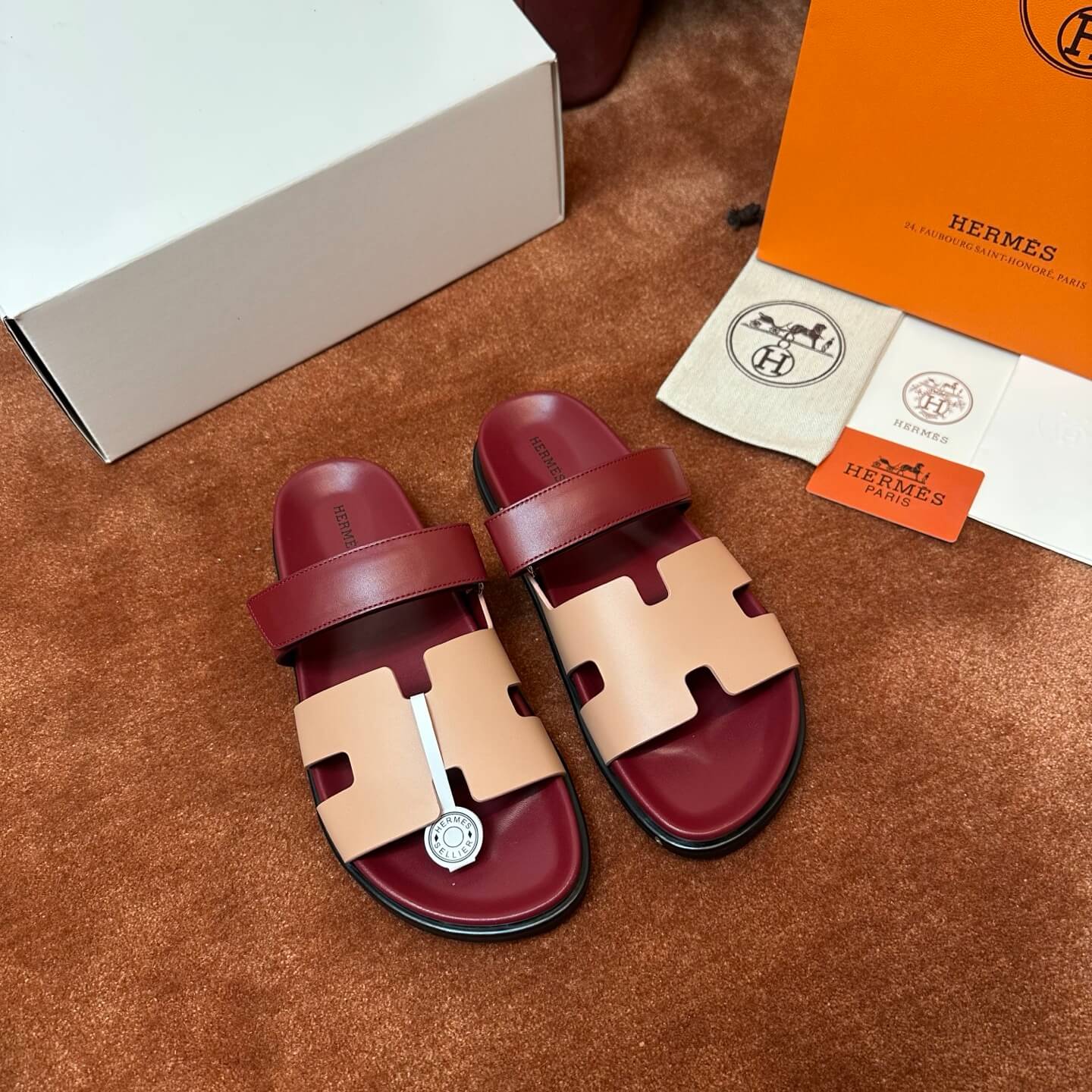 Hermes шльопанці