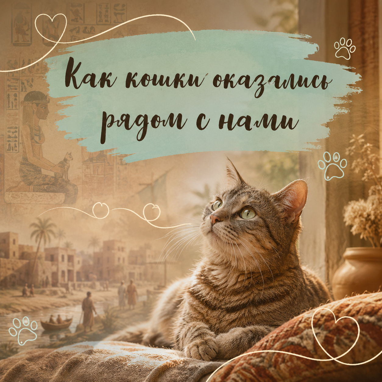 Как кошки оказались рядом с нами: цикл из 2 лекций